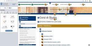 validazione webAIM pagina Corsi di Laurea